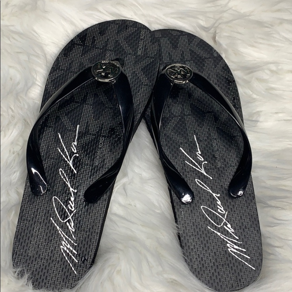 NWT Michael Kors Flip Flops